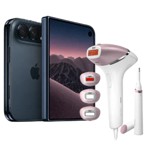 iPhone 18 Duo 256 GB med Philips IPL 949 – familjepaket för fem iPhone 18 Duo (256 GB) + Philips IPL 949