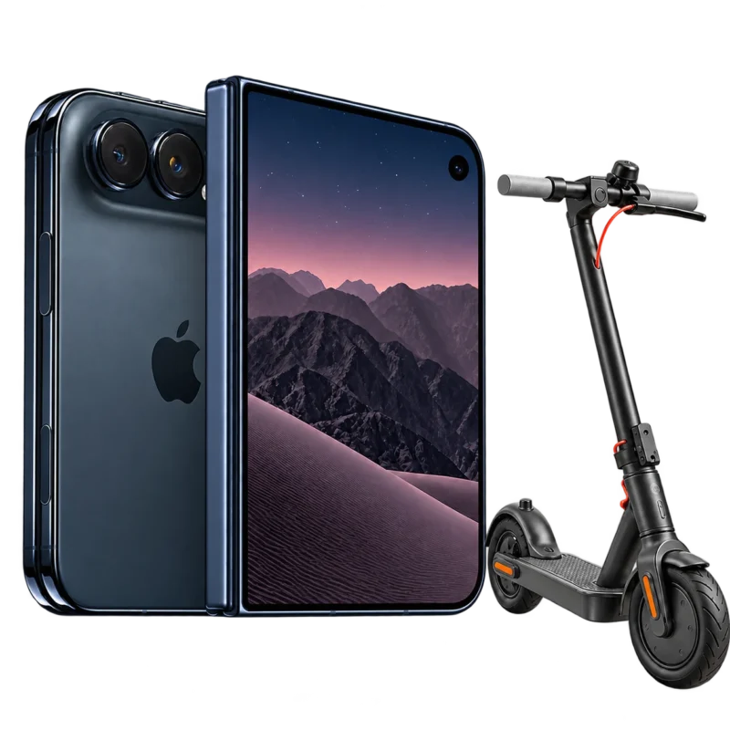 IPhone 18 Duo 256 GB med Xiaomi Scooter 4 Lite 2nd gen – familjepaket för fyra