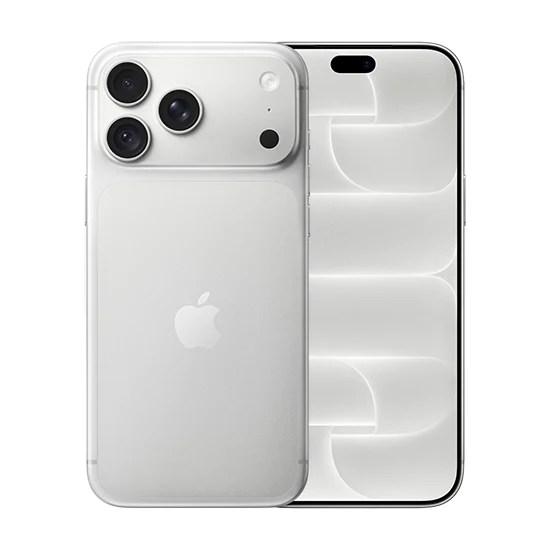 iPhone 18 Pro Max i silver – telefonen som kan köpas separat hos Nymobil