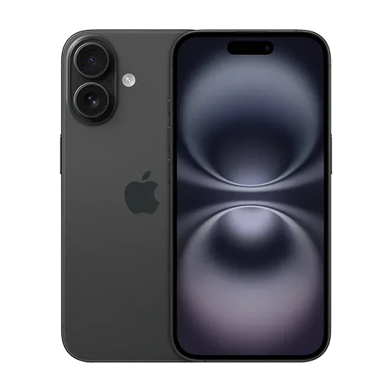 Apple iPhone 16 (128 GB) Black, produktbild
