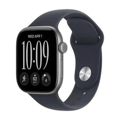 Watch Apple Watch Series 12 (2026) GPS 42mm Space Grey Aluminium Case with Navy Blue Sport Band S/M - Space Gray