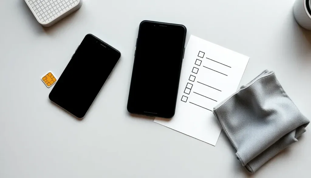 Smartphones, SIM-kort och checklista inför köp med abonnemang