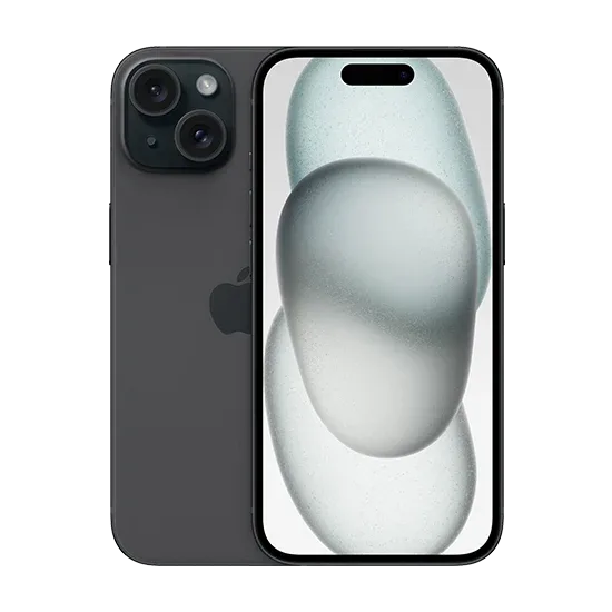 Apple iPhone 15 (128 GB) Black, produktbild