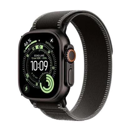 Watch Apple Watch Ultra 3 (2025) 5G 49mm Black Titanium Case with Trail Loop M/L - Black/Charcoal