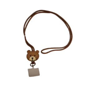 Björnfigur - Mobilhalsband
