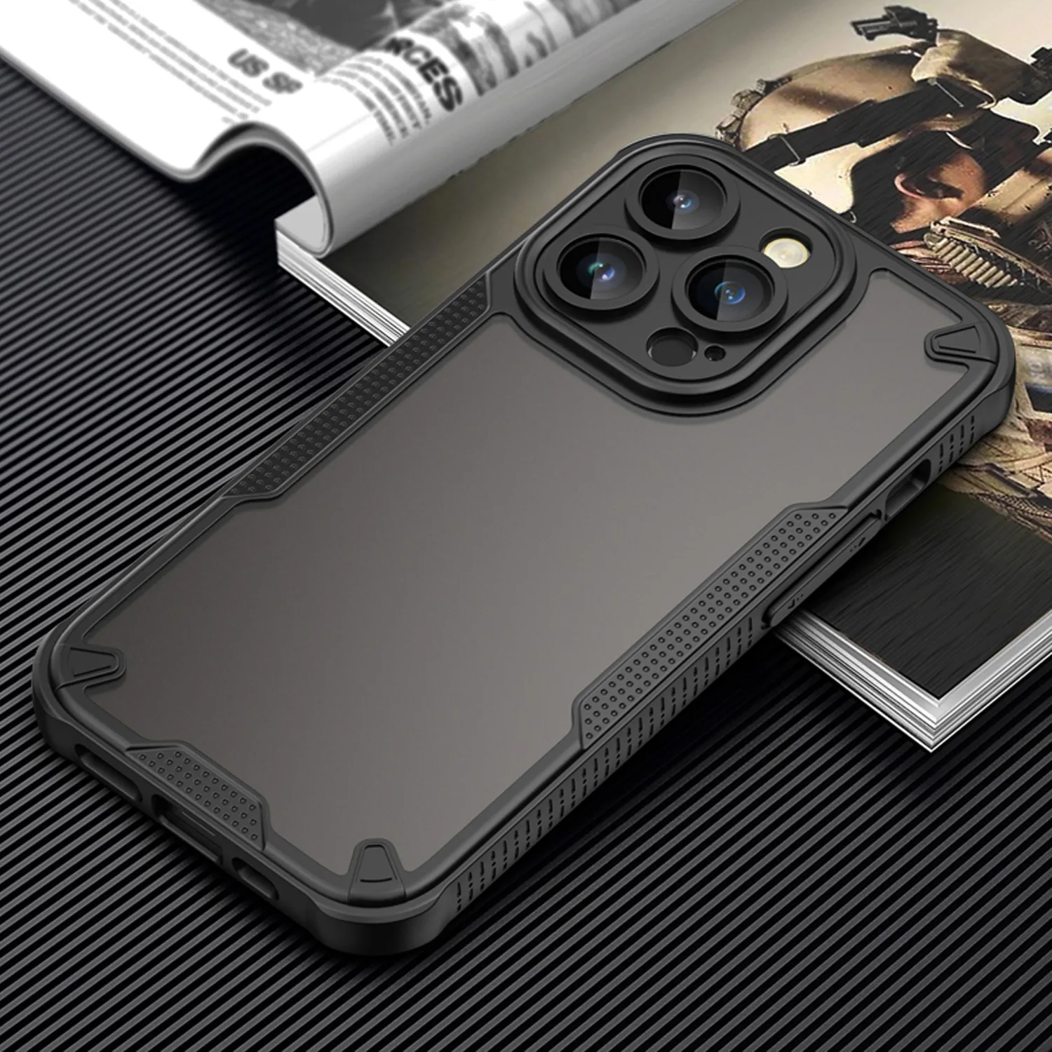 Defender Matt case for iPhone 17 6,3″ black