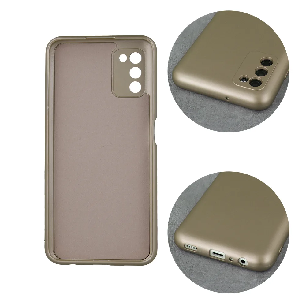 Metalliskt fodral till Samsung Galaxy A15 4G / A15 5G guld