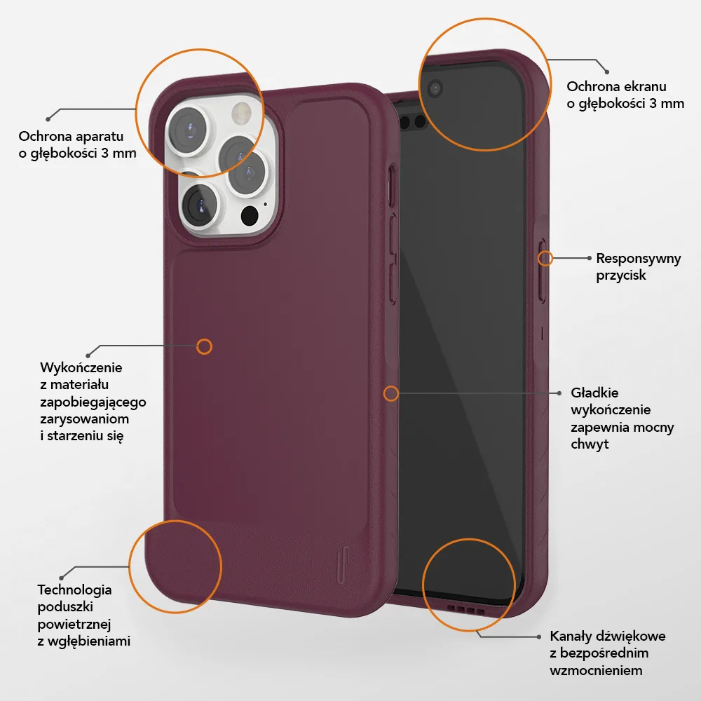 Ugly Rubber L-fodral för iPhone 15 Plus 6,7″ svart