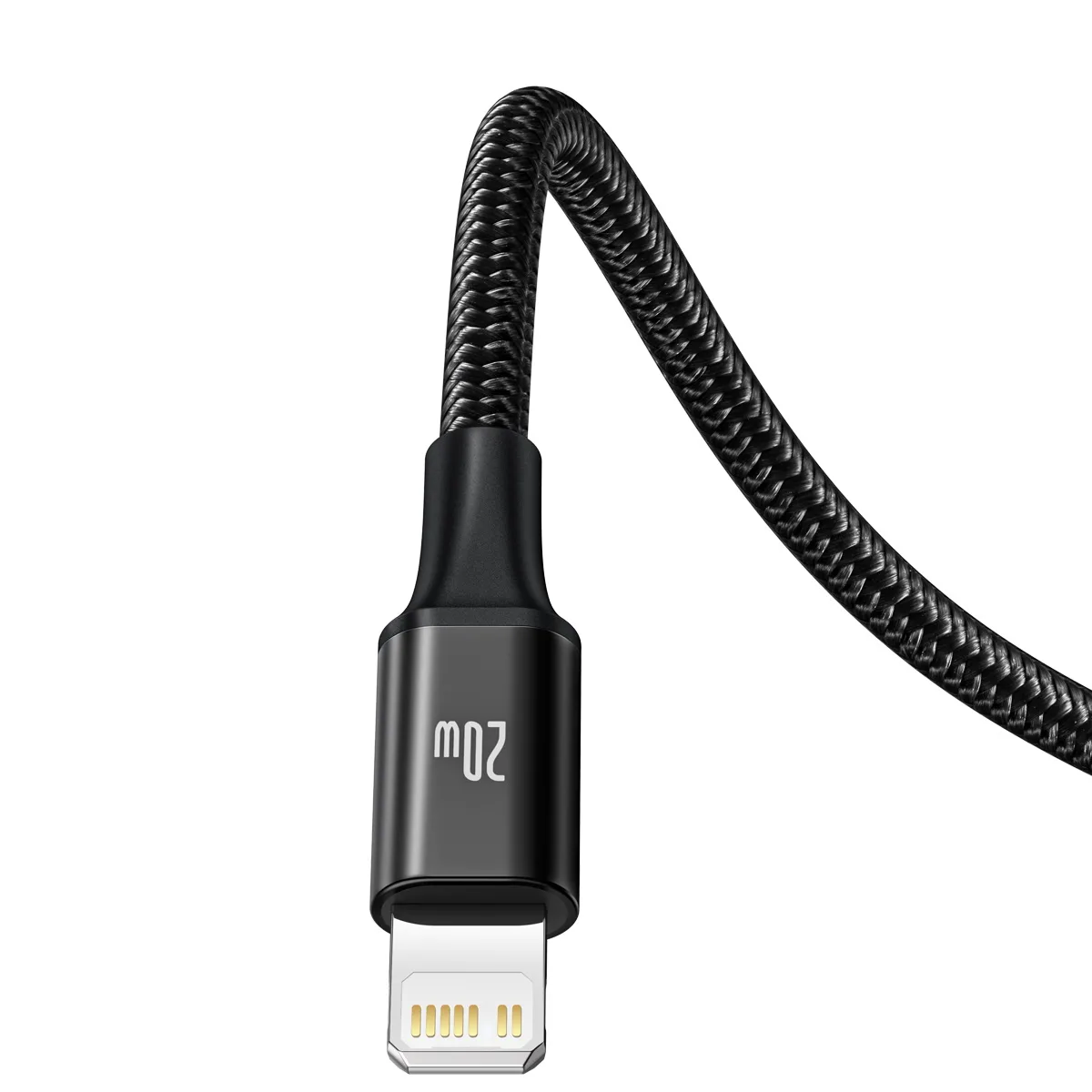 Baseus sladd 3in1 Rapid PD USB-C – micro USB + Lightning + USB-C 1,5m svart 20W