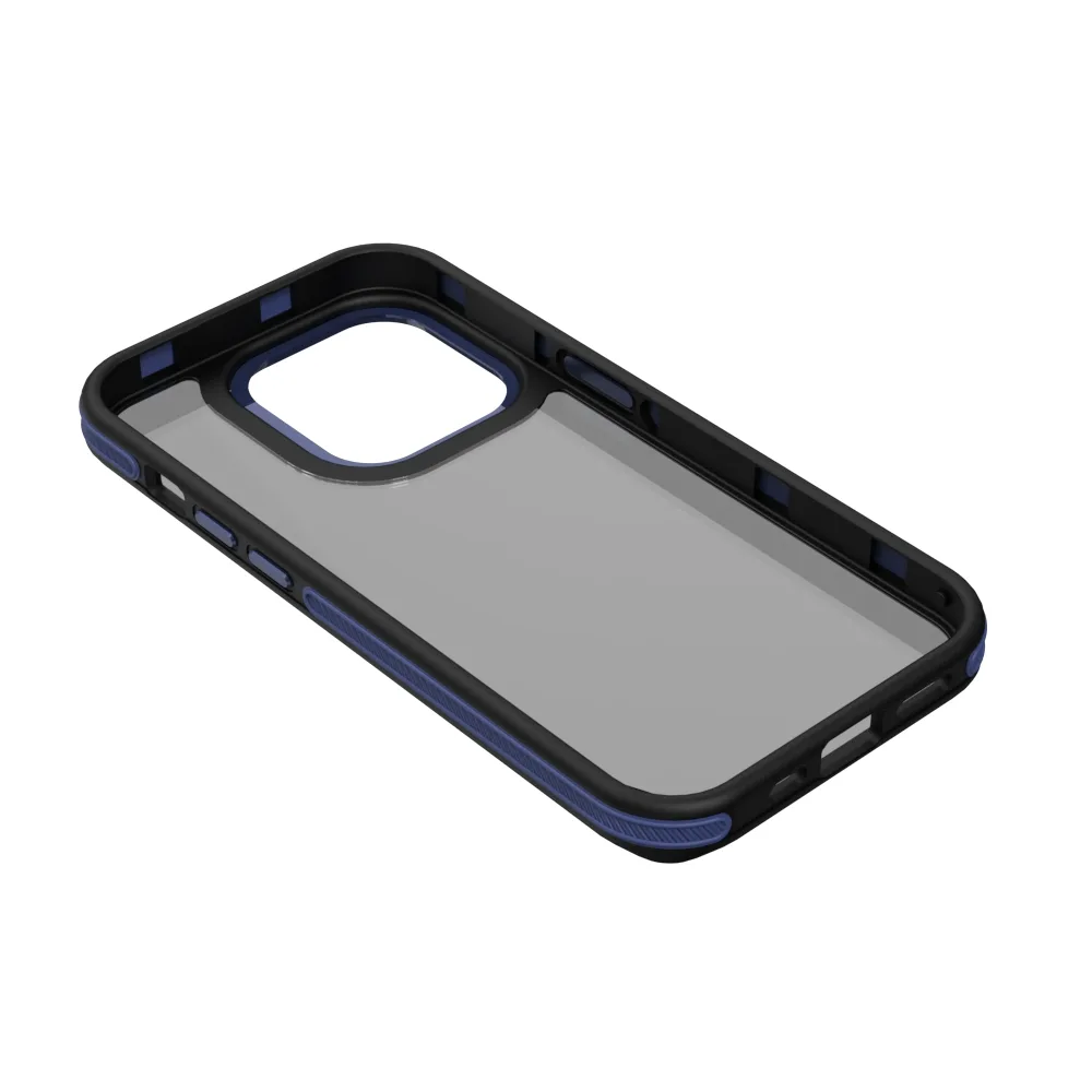 Kristallsvart fodral till iPhone 16e blå