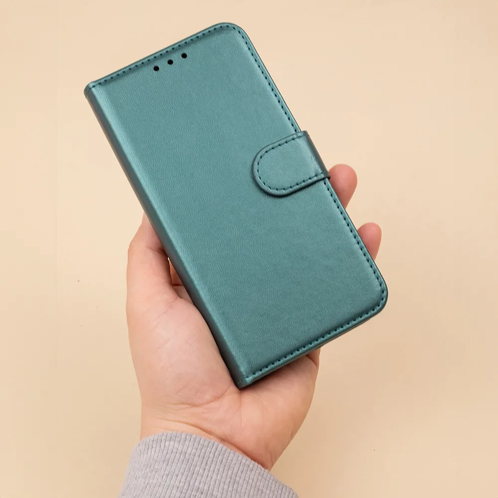 Smart Classic fodral för Xiaomi Redmi A1 / Redmi A2 mörkgrön