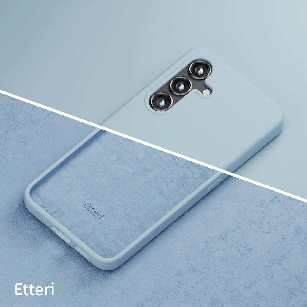 Etteri Silicone case för Samsung Galaxy S24 ljusblå