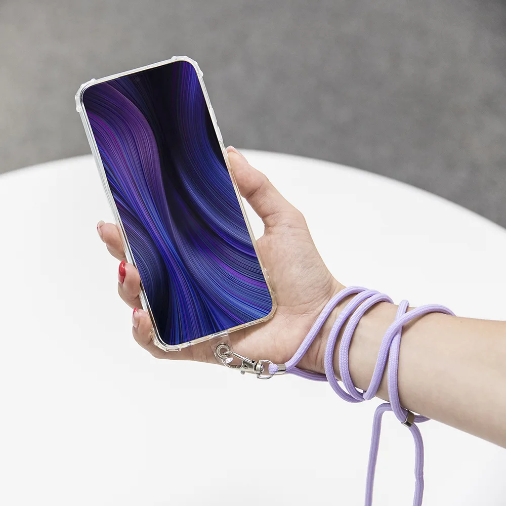 Universell halsrem för telefoner i rosa