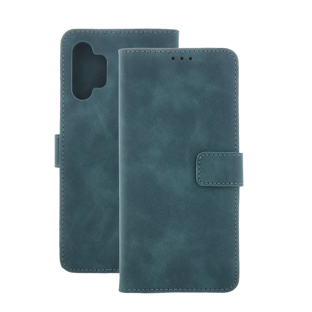 Smart Velvet-fodral till Xiaomi Redmi Note 13 5G (global) mörkgrön
