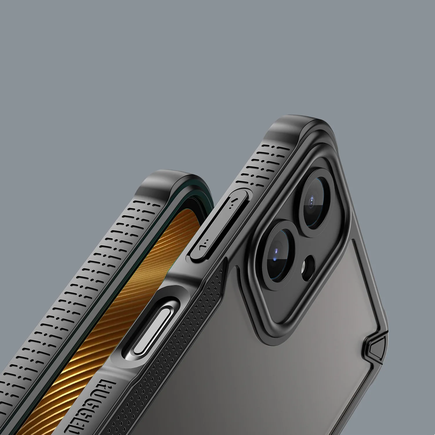 Defender Matt-fodral för Samsung Galaxy A06 5G i svart