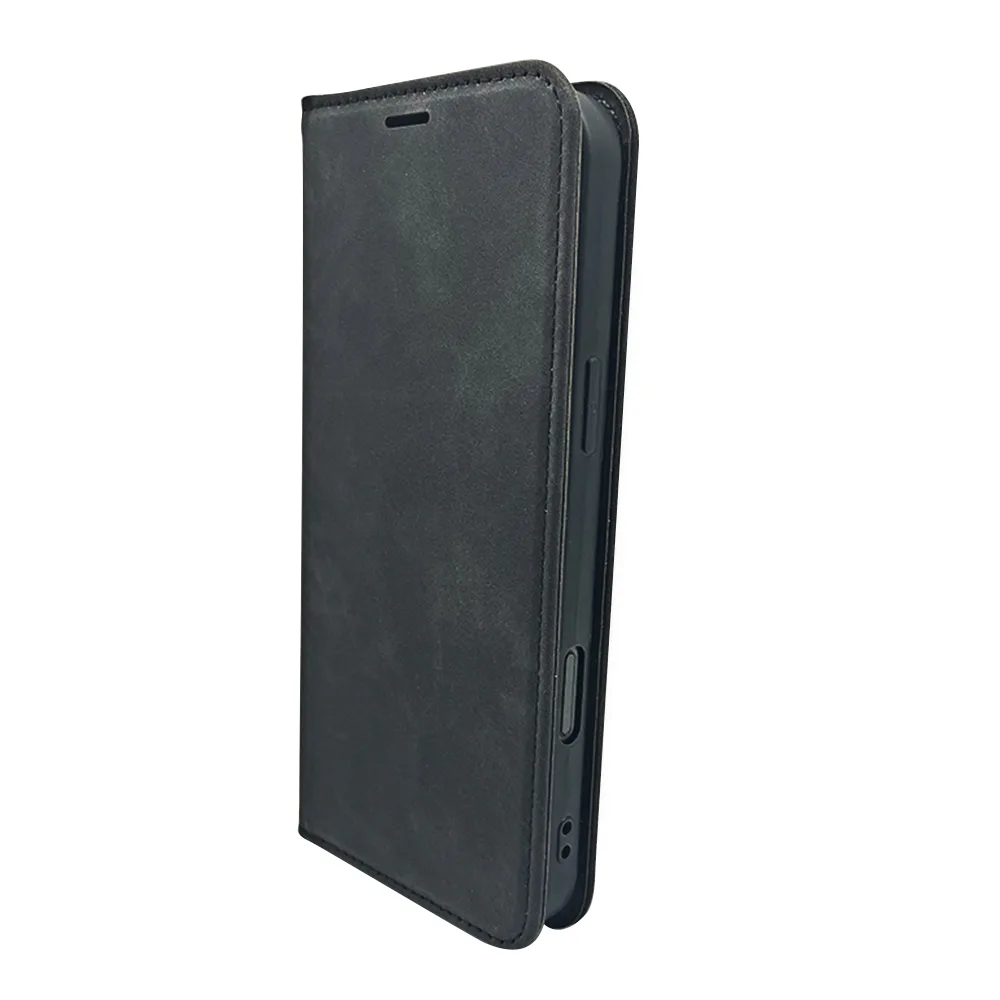 Smart Suede-fodral för Samsung Galaxy A15 4G / A15 5G i svart