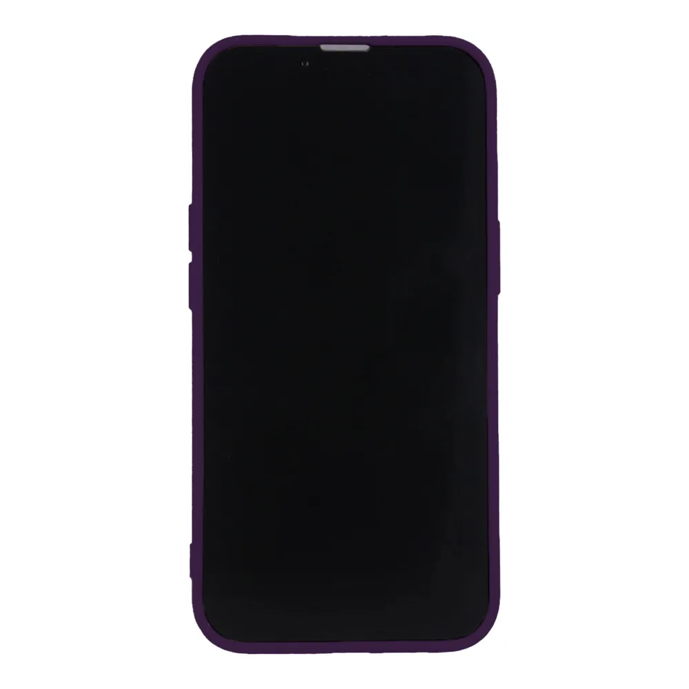 Silikonfodral för iPhone 16 Plus 6,7″ i plommonfärg