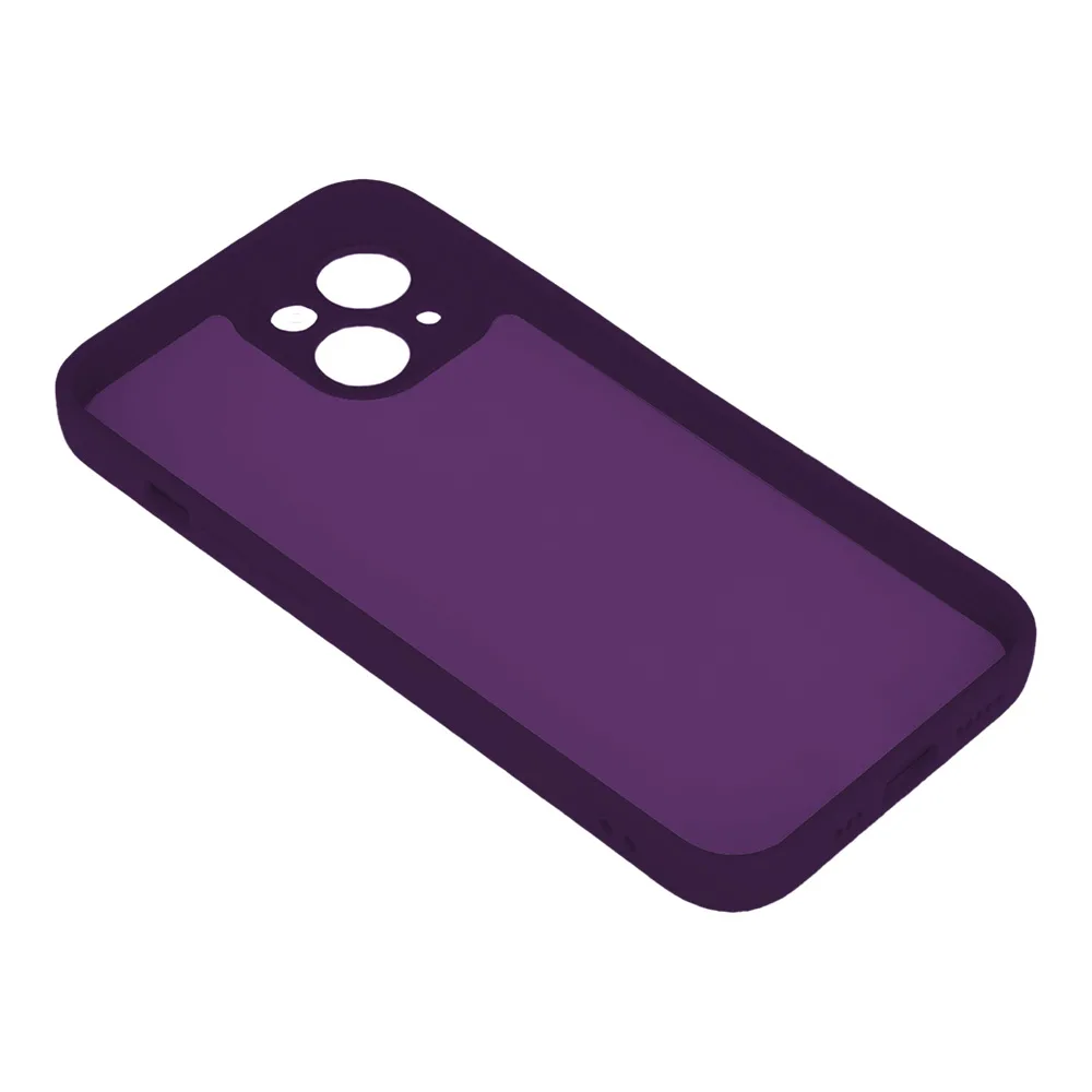 Silikonfodral för iPhone 16 Plus 6,7″ i plommonfärg