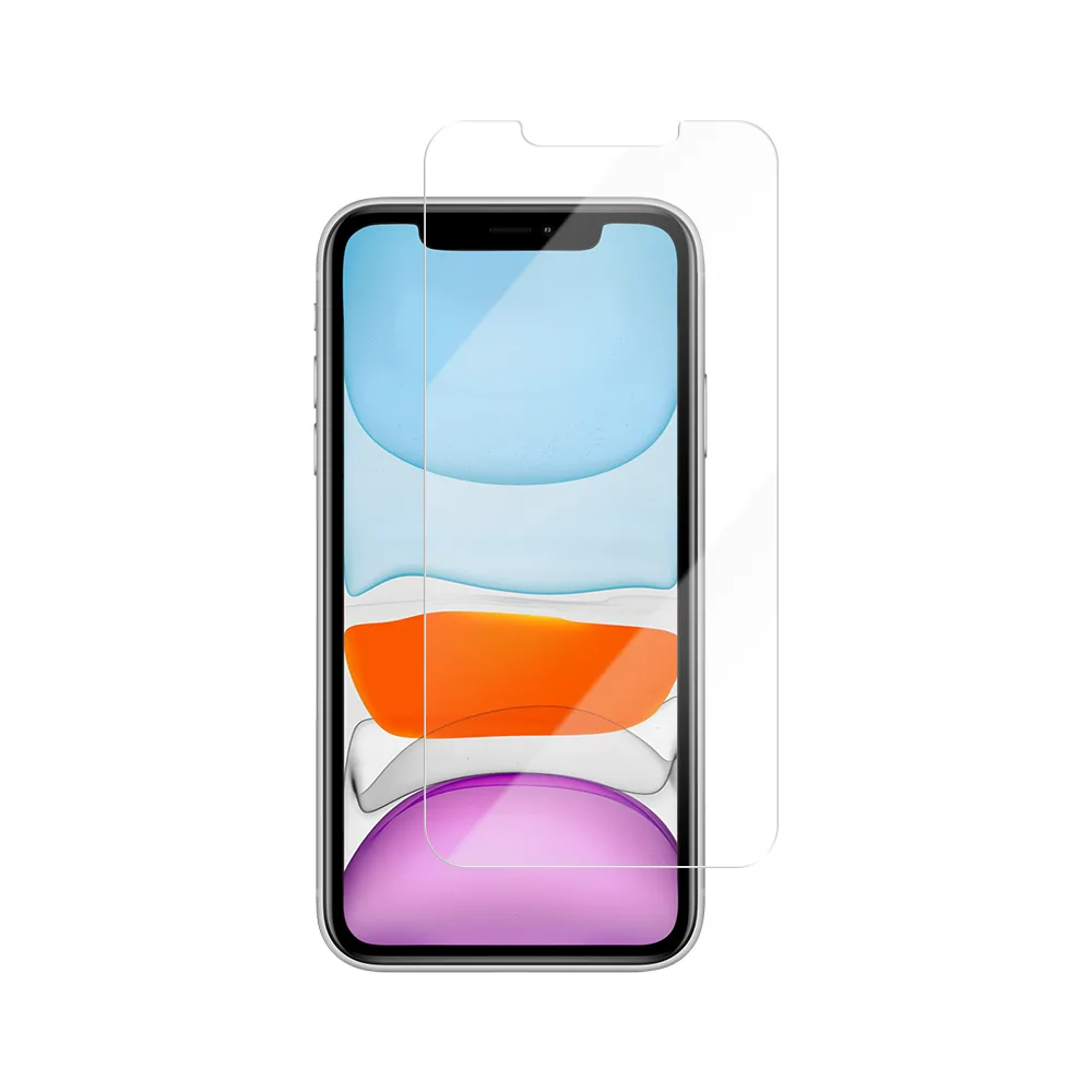 Vmax härdat glas 2,5D Normal Clear Glass för iPhone XR / 11