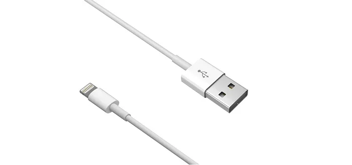 Devia cable Smart EC080 USB – Lightning 1,0 m 2,1A white