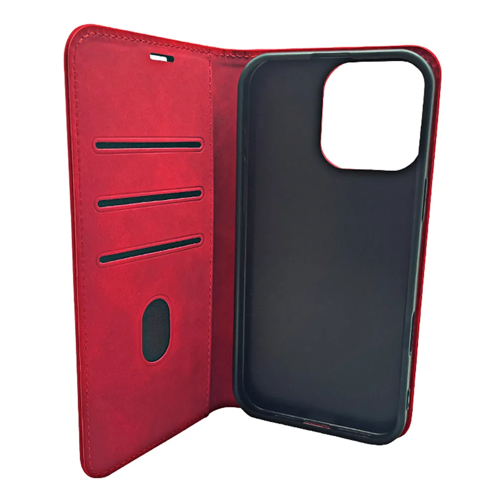 Smart Suede case for iPhone 17 Air 6,6″ red