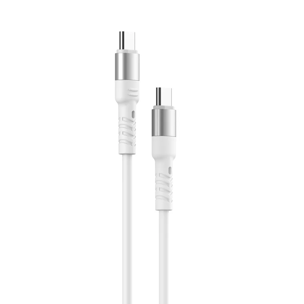 Forever Core Högeffektkabel USB – USB-C 2,0 m vit 100W för GaN