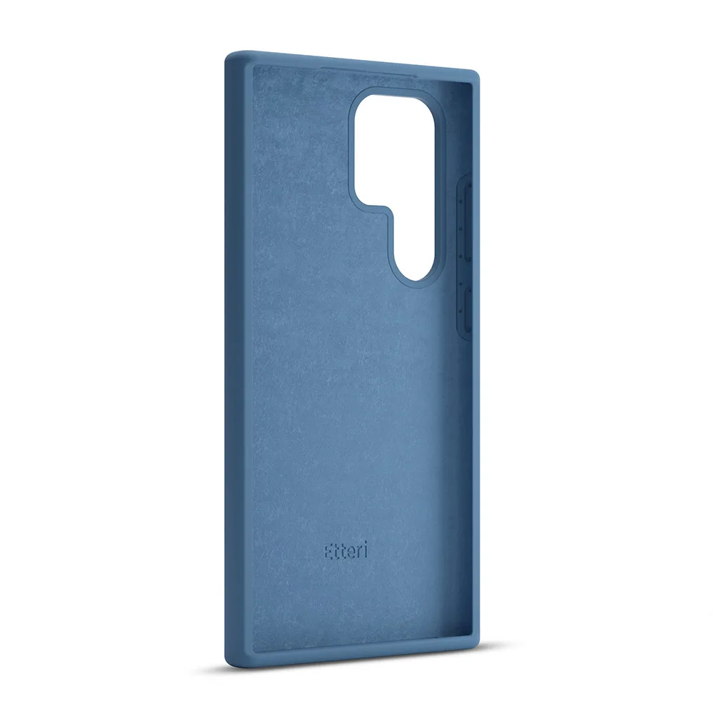 Etteri Silicone case for Samsung Galaxy S25 Ultra dark blue