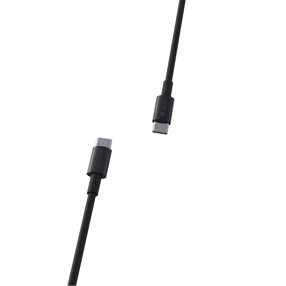 Devia cable Smart EC317 PD USB-C – USB-C 1,5 m 100W 5A black