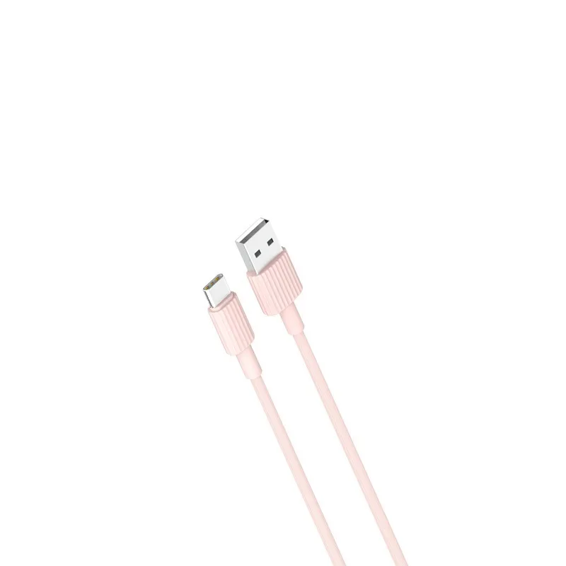 XO-kabel NB156 USB – USB-C 1,0 m 2,4A rosa