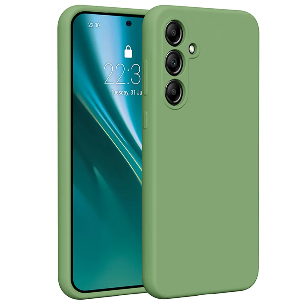 Etteri Silicone case för Samsung Galaxy A5 5G i ljusgrön