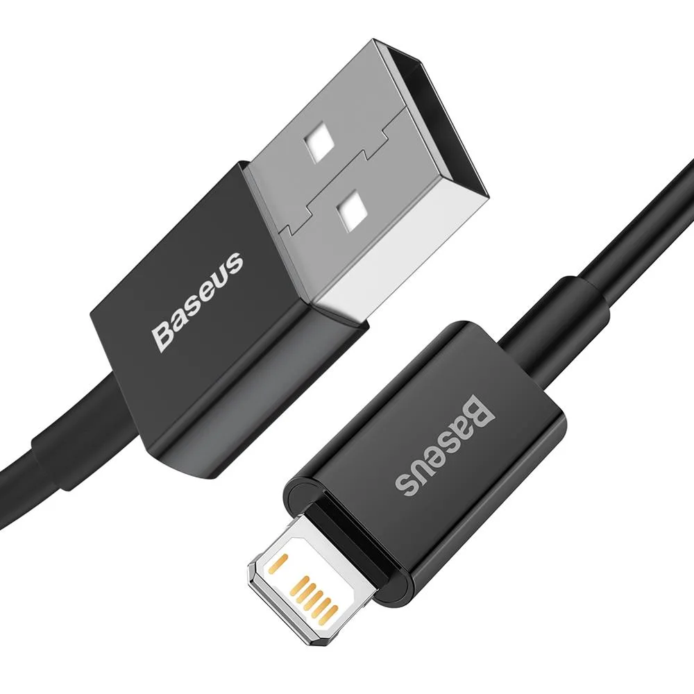 Baseus cable Superior USB – Lightning 2,0 m 2,4A black