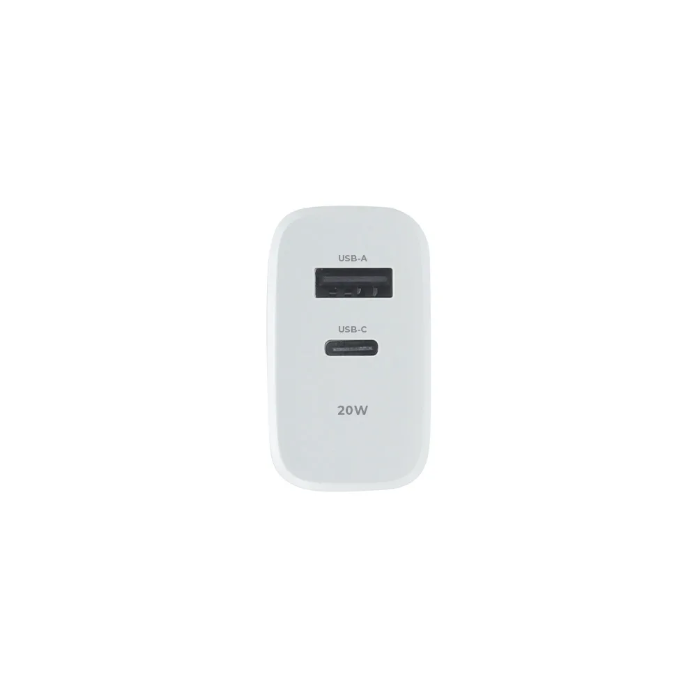 Maxlife MXTC-10-20AC PD QC charger 1x USB-C 1x USB 20W white