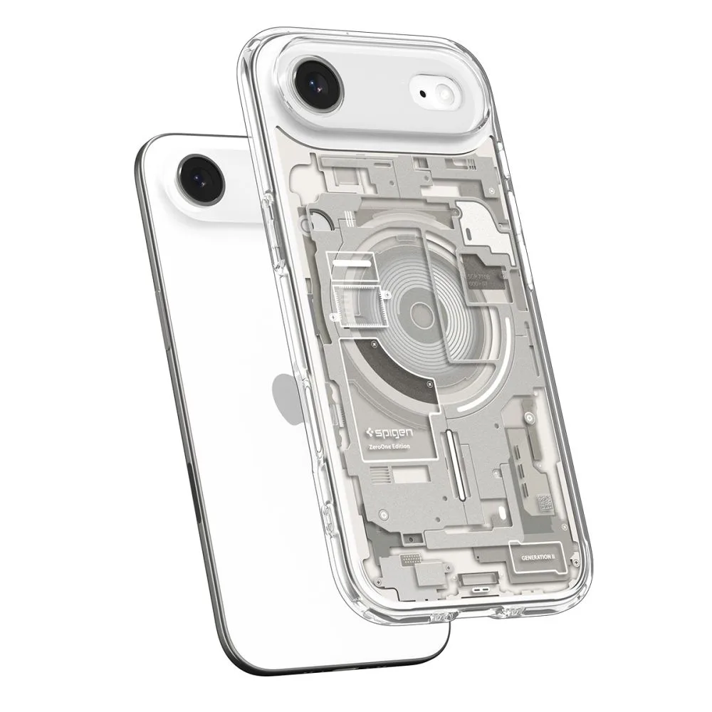 Spigen Ultra Hybrid Mag Magsafe case for iPhone 17 Air Zero One Natural Titanium