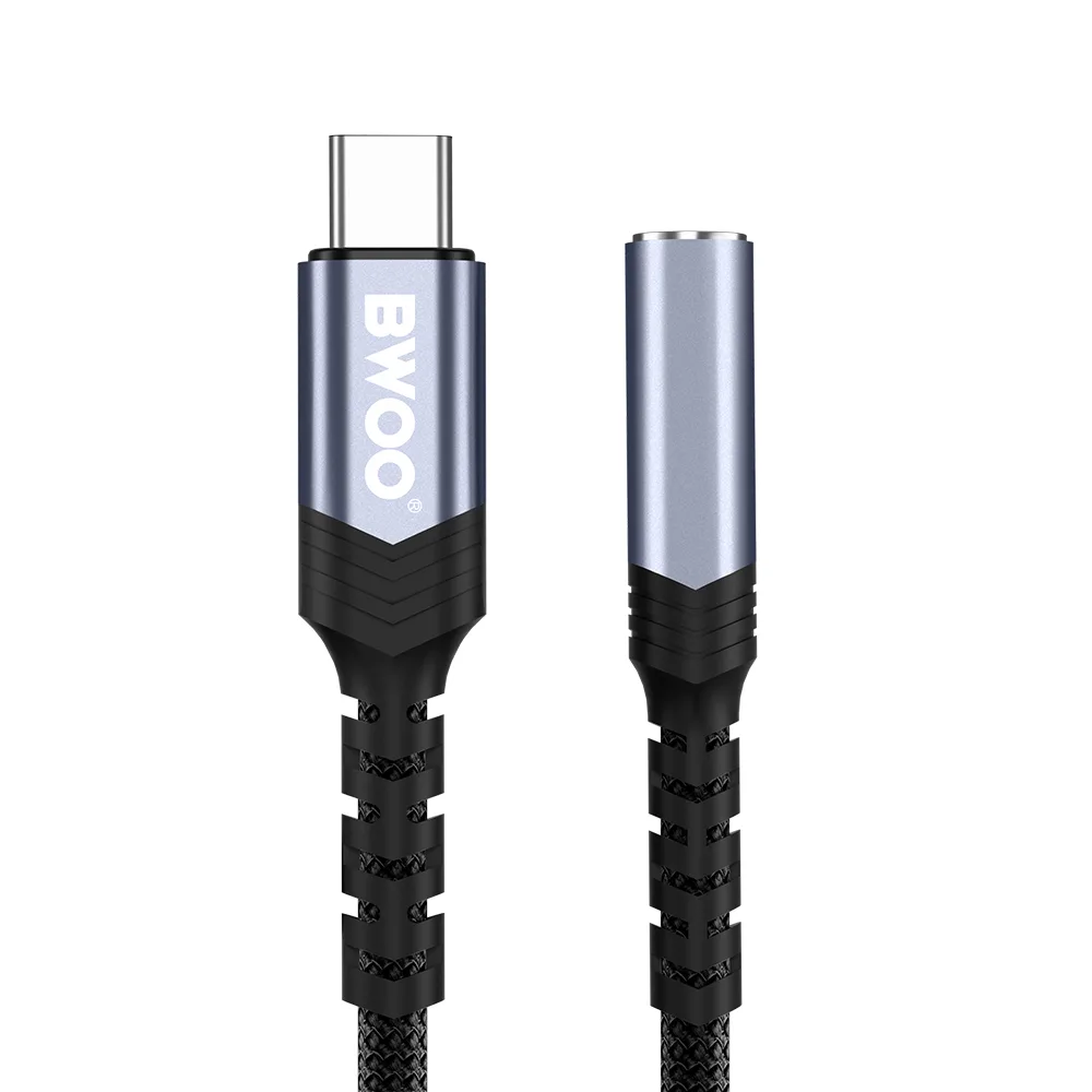 BWOO Adapter AUX 3.5mm – USB-C Black BZ47