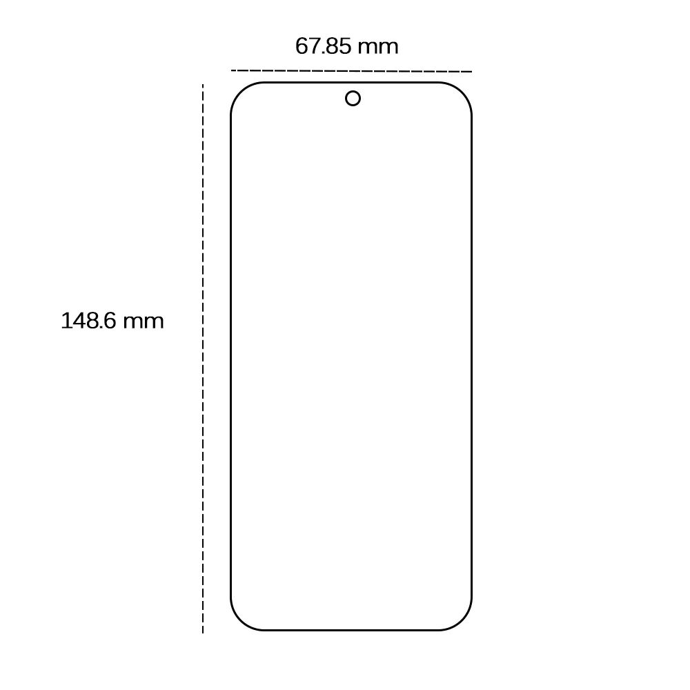Tempered glass 2,5D for Google Pixel 10 / 10 Pro