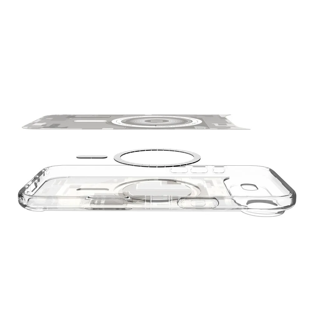 Spigen Ultra Hybrid Mag Magsafe case for iPhone 17 Air Zero One Natural Titanium