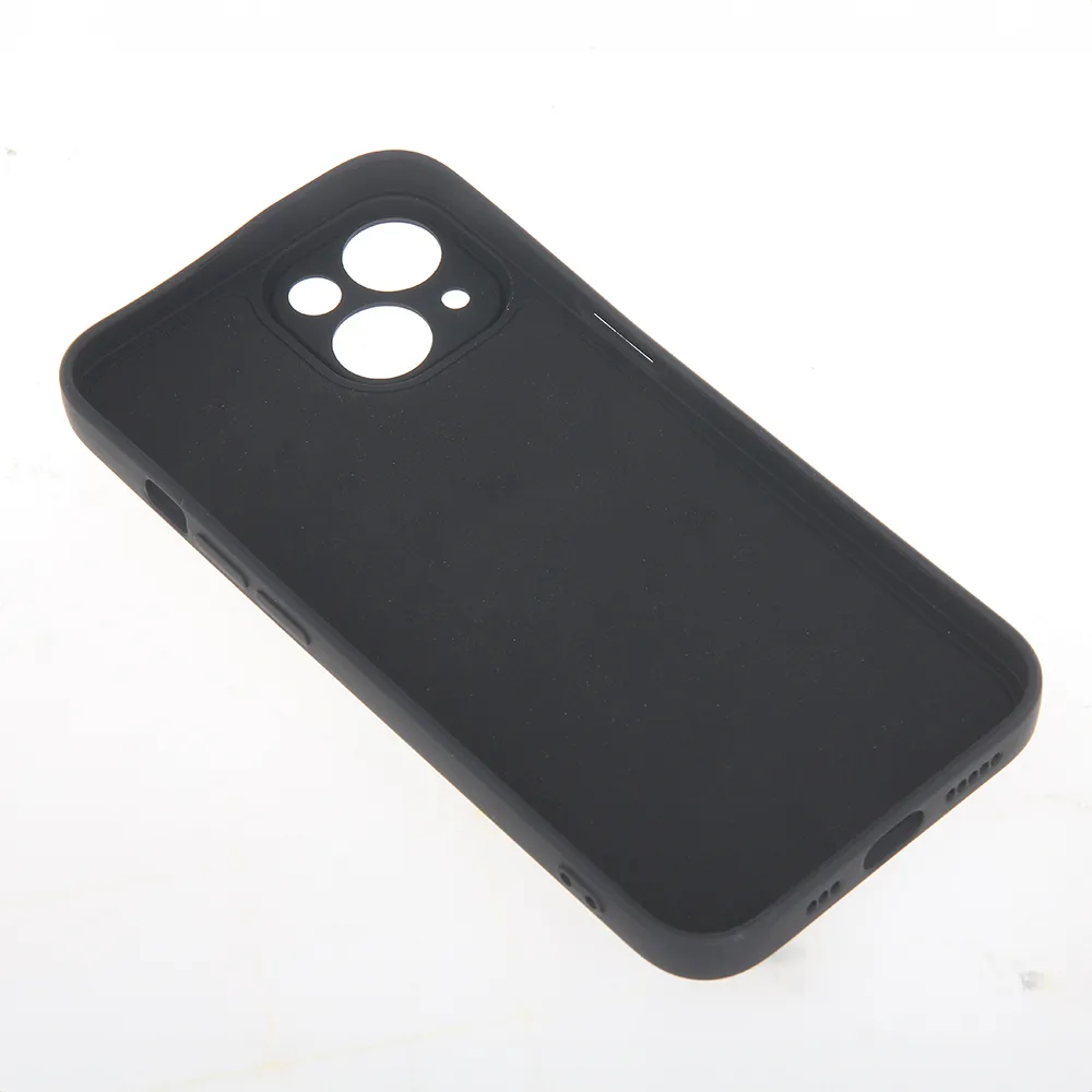 Enkel färgad Mag-fodral för iPhone 16e i svart