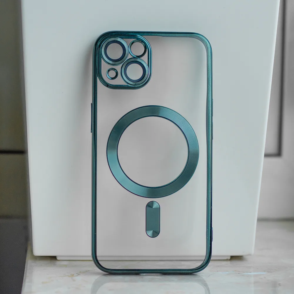 Color Chrome Mag case for iPhone 17 Pro Max 6,9″ green
