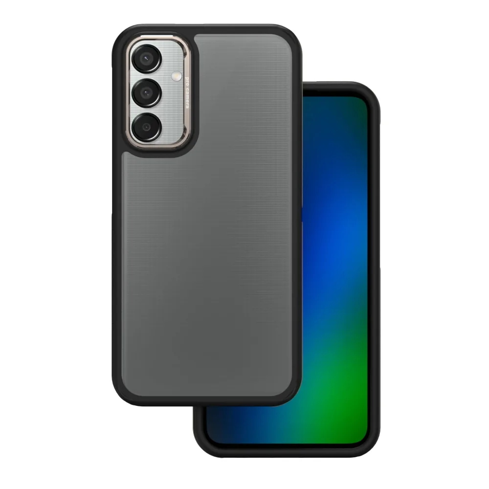 Kristallsvart fodral till Samsung Galaxy M15 5G grå