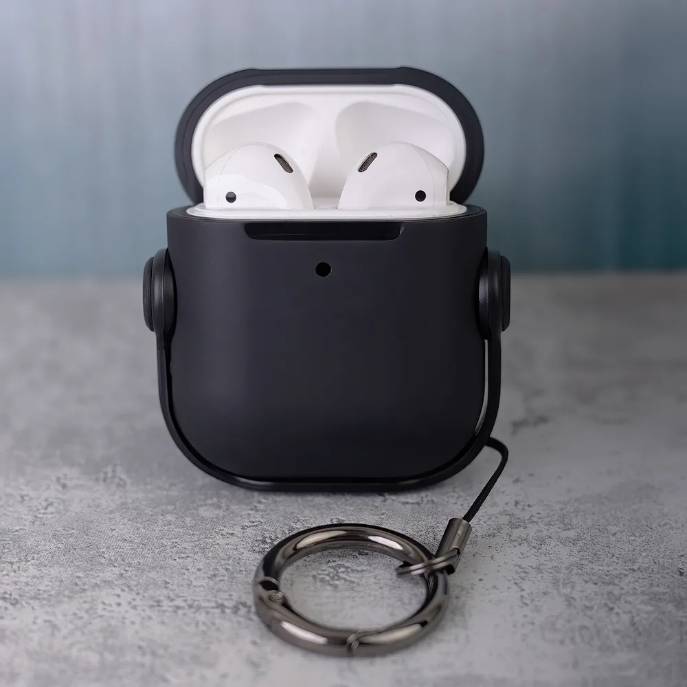 Fodral till AirPods / AirPods 2 Headset svart