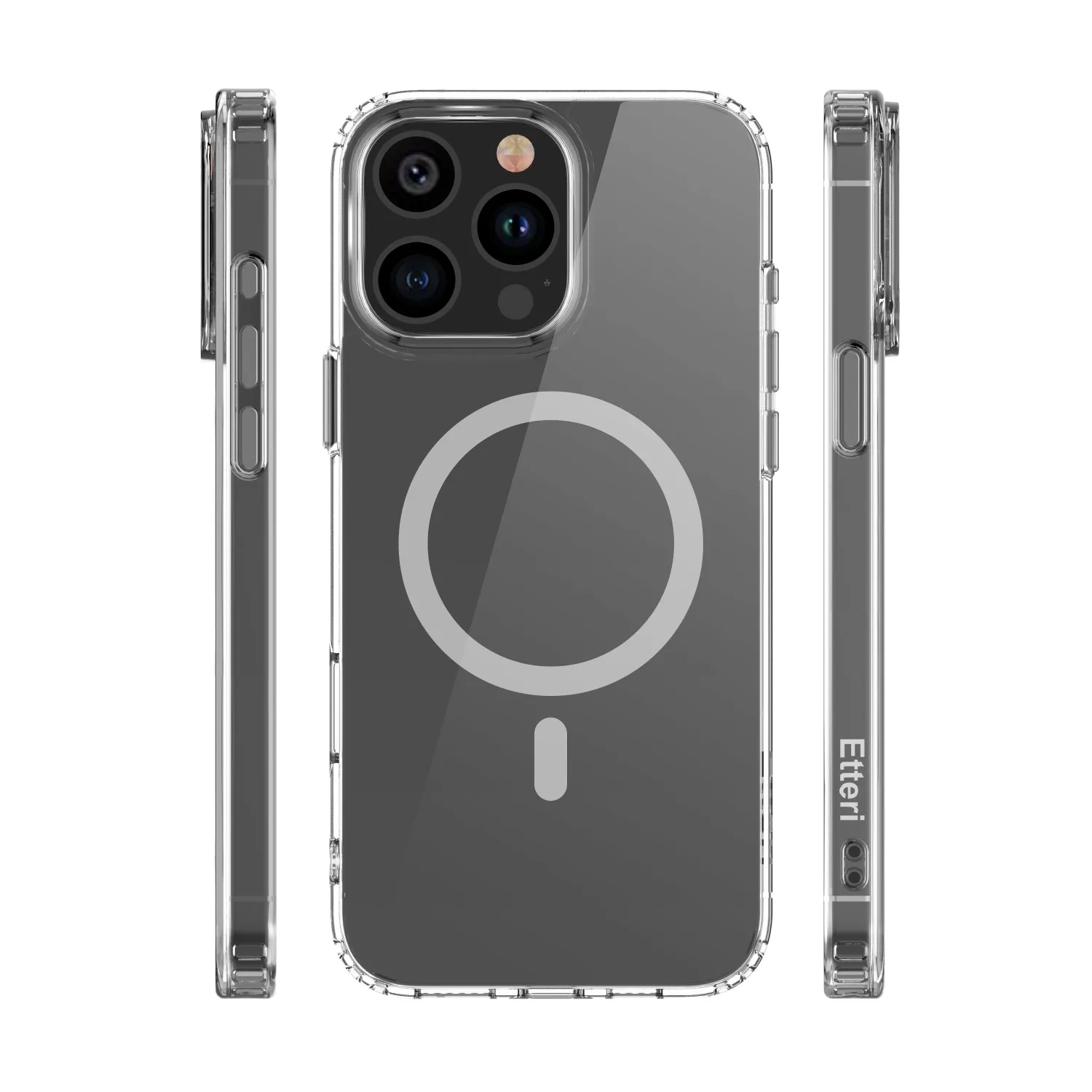 Etteri Color Mag case for iPhone 15 Pro 6,1″ grey