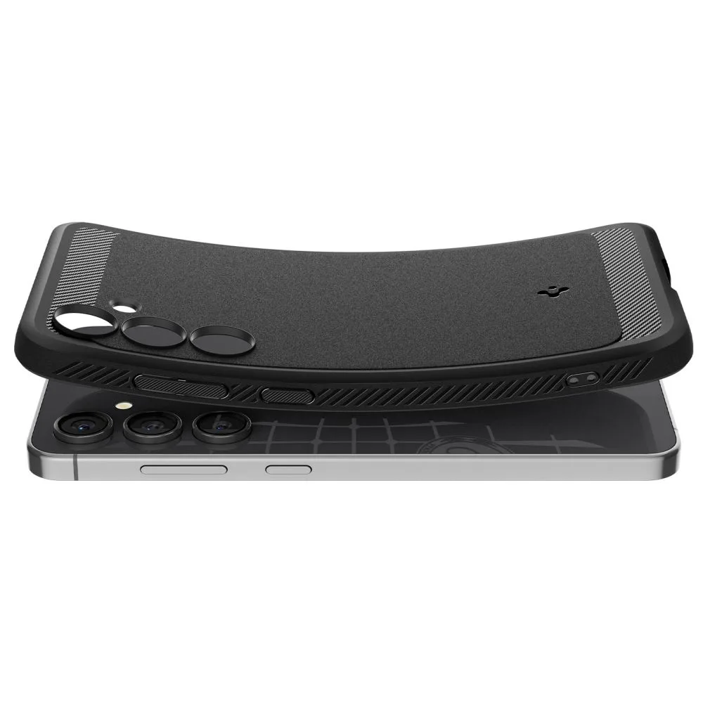 Spigen Rugged Armor-fodral för Samsung Galaxy S24 FE i matt svart