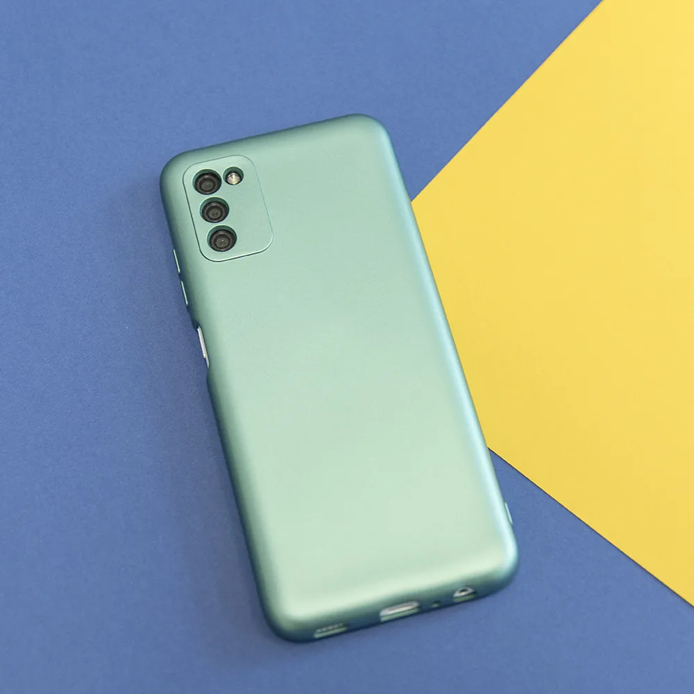 Metalliskt fodral till Samsung Galaxy A14 4G / A14 5G grön
