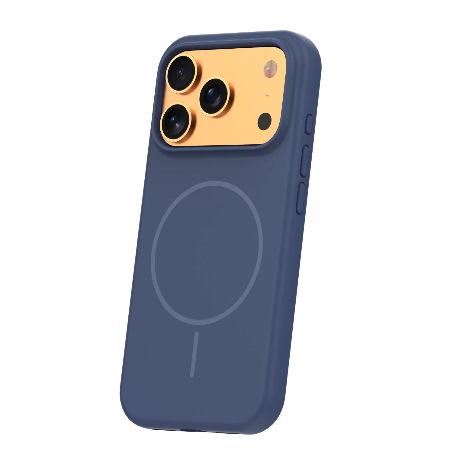 Silicone Thin Mag case for iPhone 17 Pro Max 6,9″ dark blue
