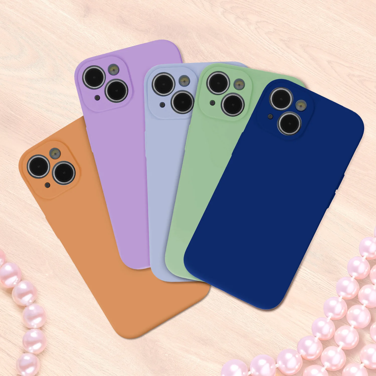 Silicon case for iPhone 17 6,3″ baby blue