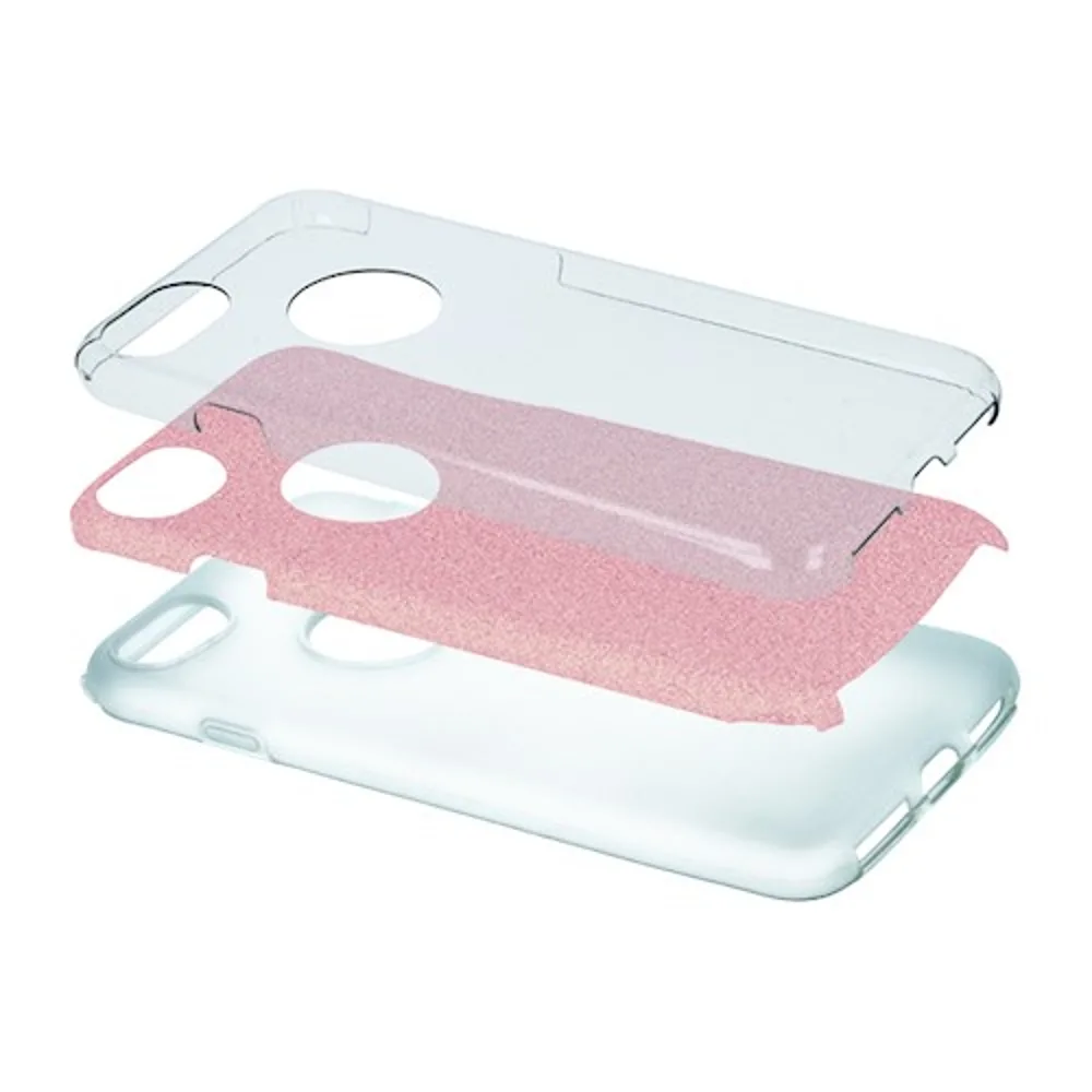 Glitter 3in1 case for Samsung Galaxy A26 pink