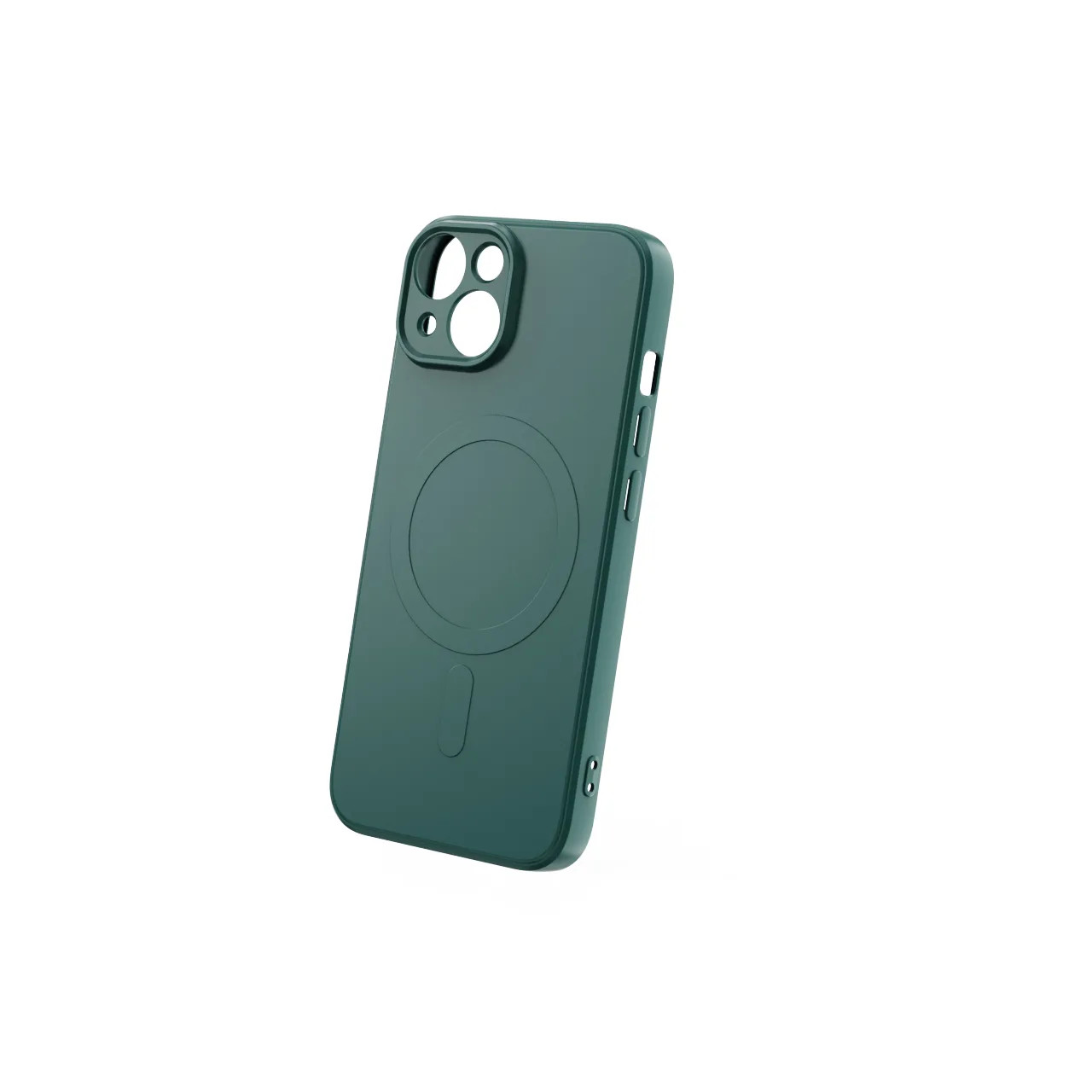 Enkelt Color Mag-fodral för iPhone 16 Plus 6,7″ i mörkgrön