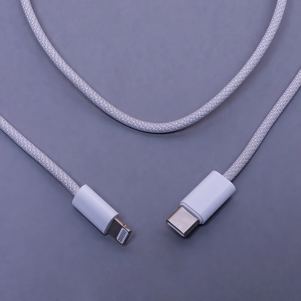 Maxlife MXUC-06 cable USB-C – Lightning 1,0 m 20W grey nylon