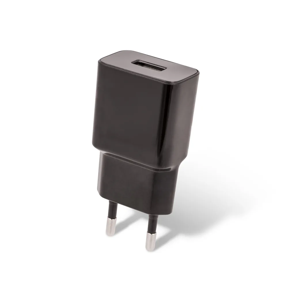 Setty laddare 1x USB 2,4A svart + USB-C-kabel 1,0 m NY