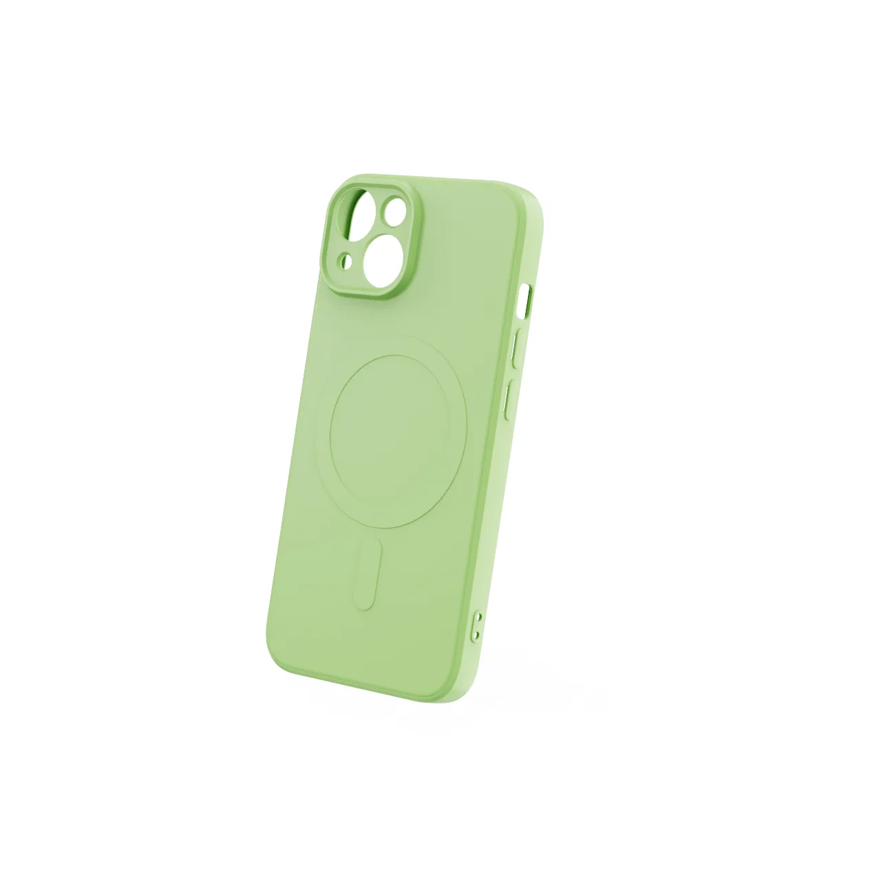 Enkelt Color Mag-fodral för iPhone 16 6,1″ i ljusgrönt